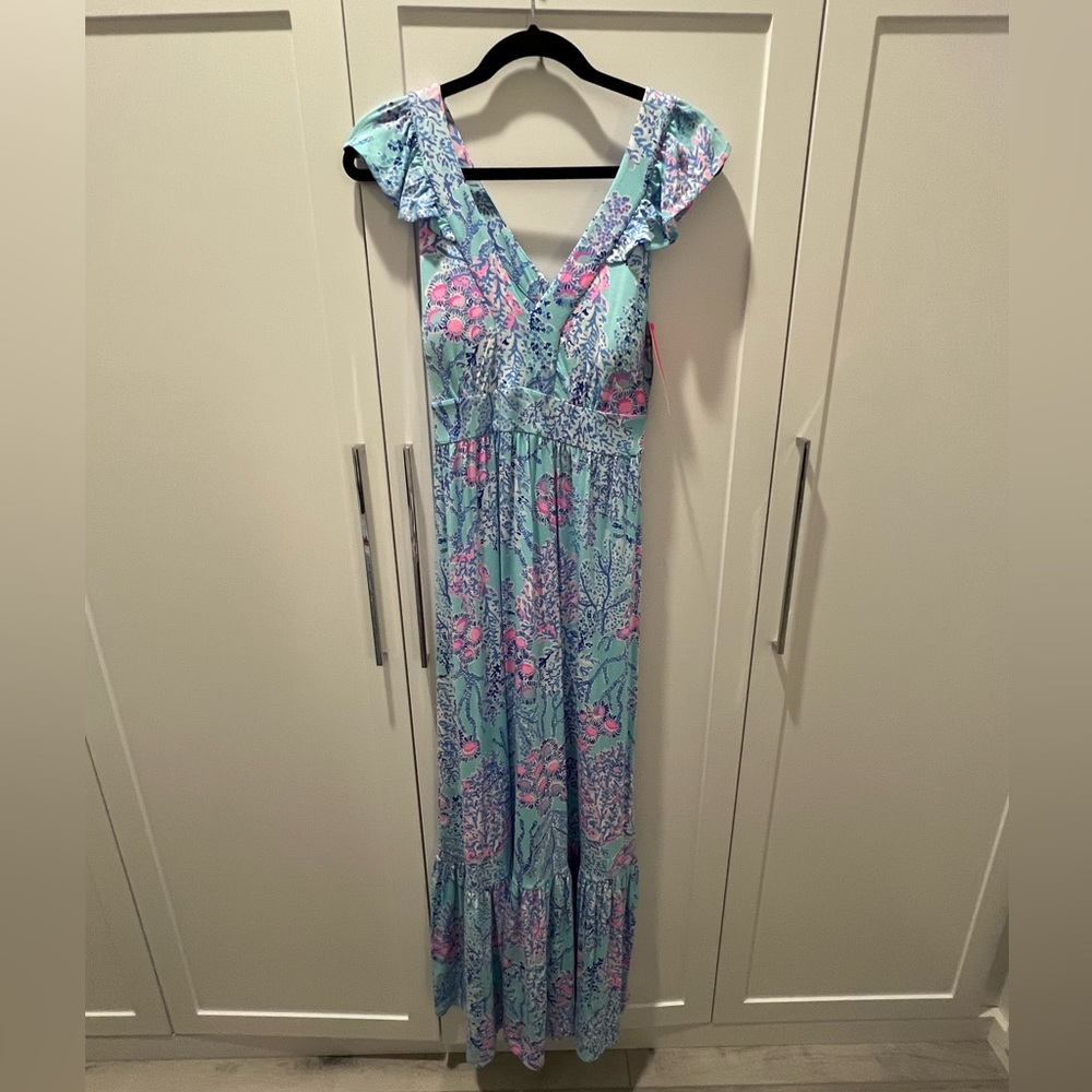 👗 Lilly Pulitzer Maxi Dress, Size 4